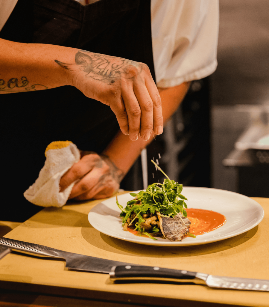 Private chef dining